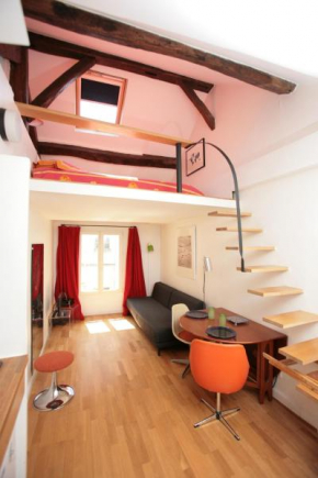 Marais Studio with Mezzanine
